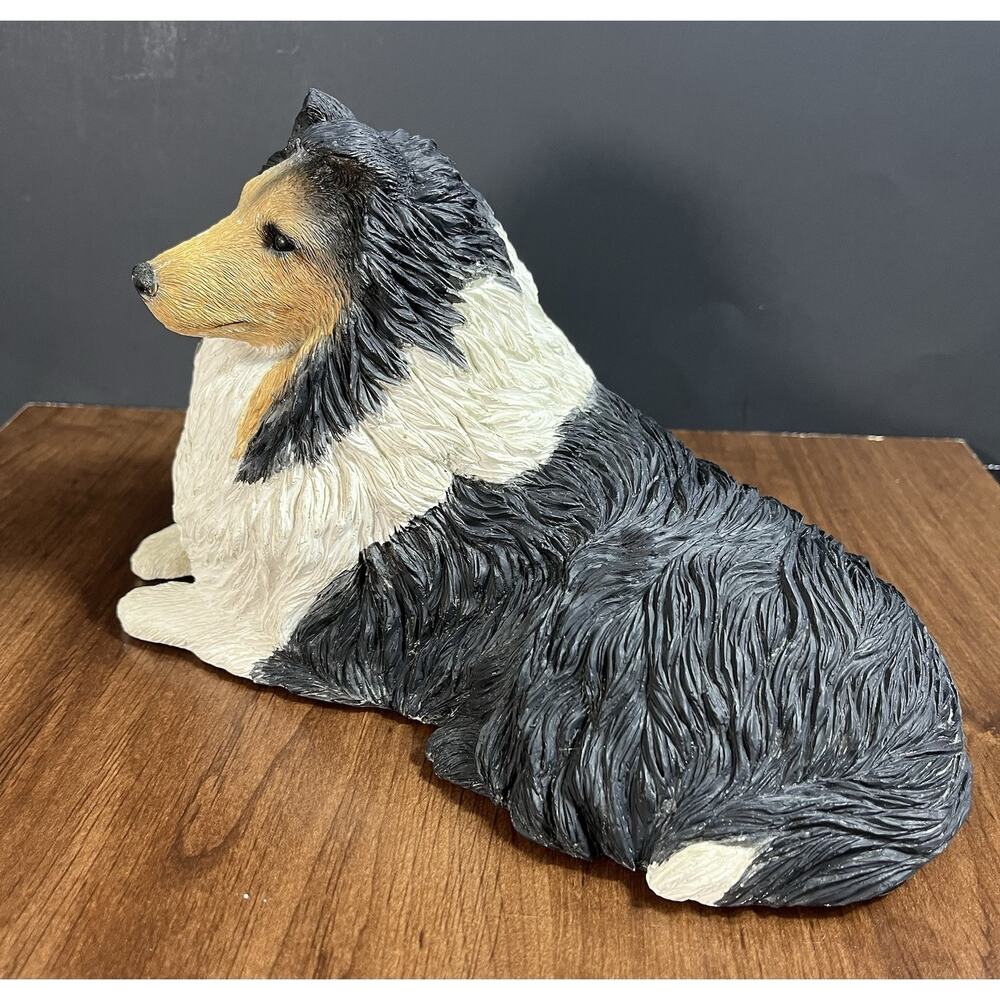 Sandicast 1987 Sculpture Sable Collie Sheltie Dog Statue Figure Sandra Brue - Picture 6 of 11